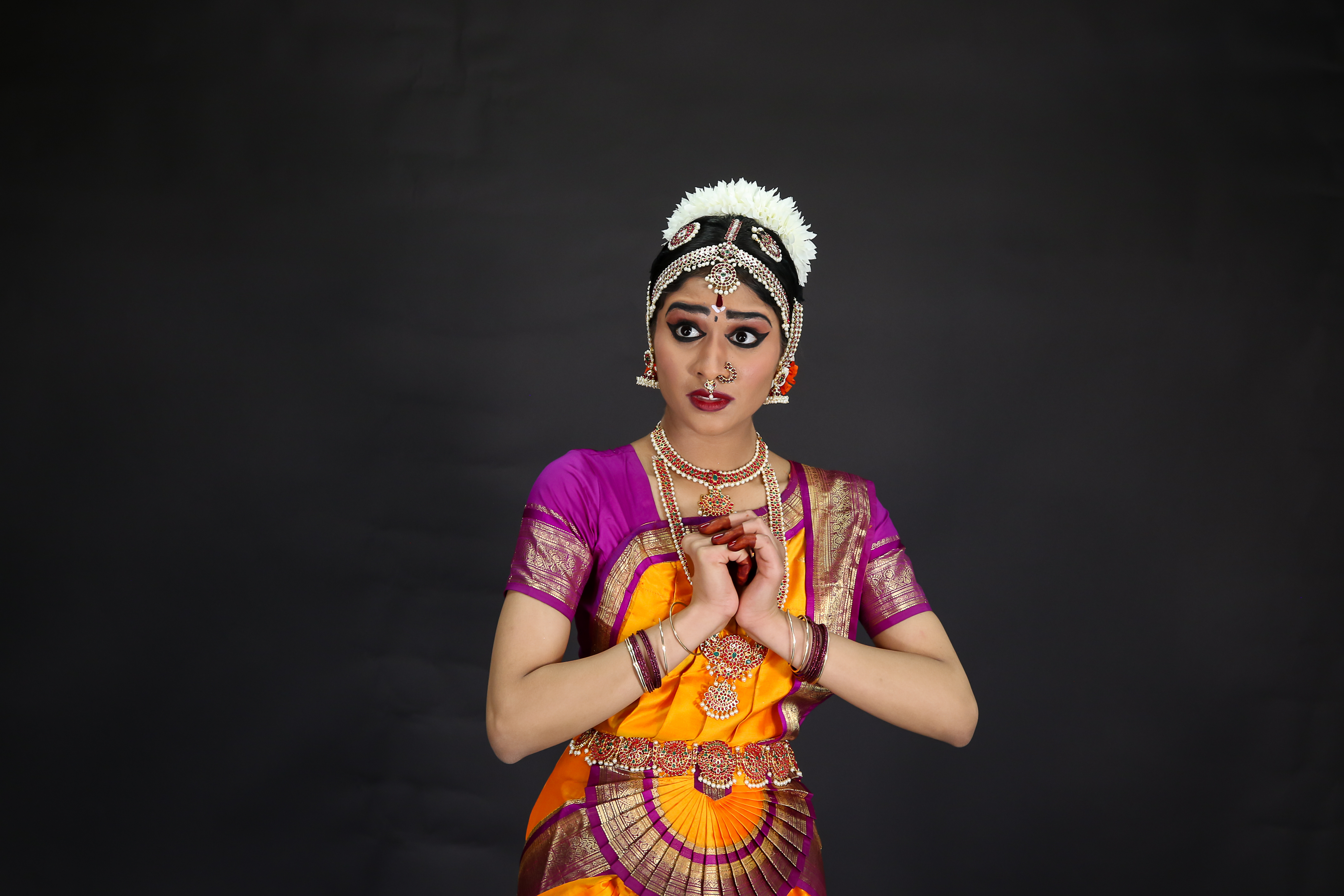 Bharatanatyam expression — Bhayanaka
